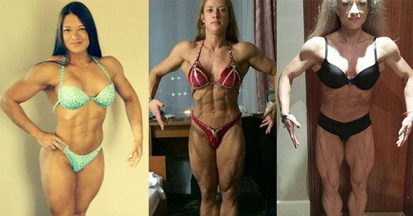 Bodybuilder Posts Progress Photo To Show How Far She