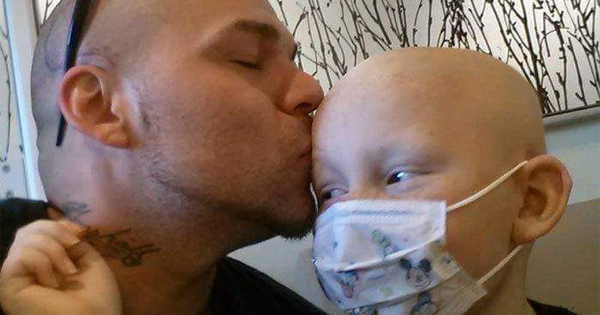 He Does THIS To Support His Son Through Cancer Treatment