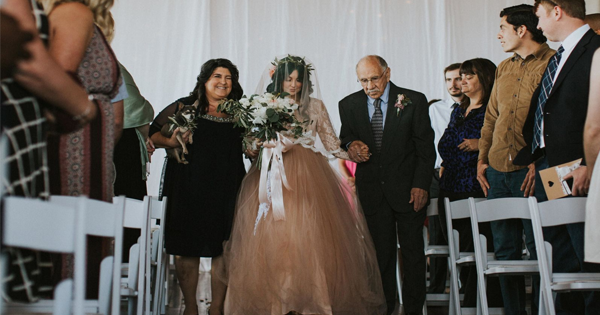 Eight Years After She Becomes Paralyzed, She Walks Down The Aisle At Her Wedding
