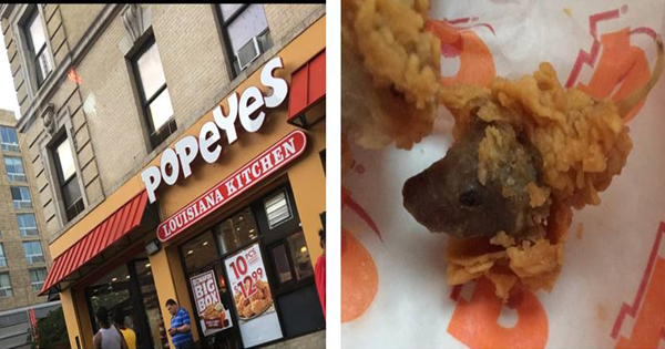She Orders Fried Chicken From Popeyes, But Receives Fried Rat Instead