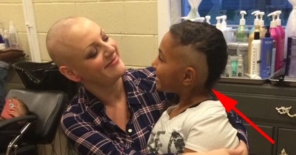 This 9-Year-Old Girl Shaves Her Head To Support Her Mother