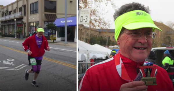 13 Years After This 75-Year-Old Man Is Diagnosed With Cancer, He Completes His 100th Marathon