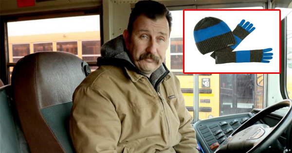 This Bus Driver Becomes Famous For Buying Hats And Gloves For His Students
