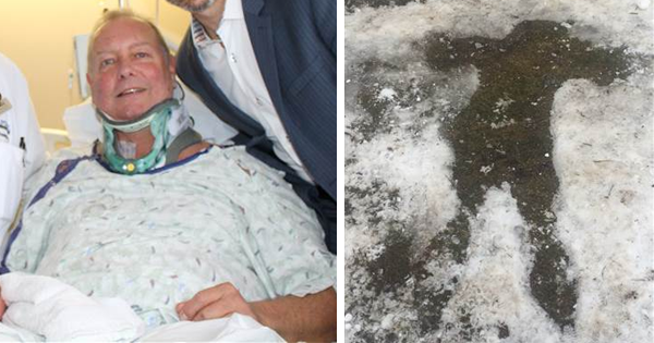 He Slips In His Own Backyard And Breaks His Neck. This Is How He Survives In Freezing Temperatures For 20 Hours While Waiting For Help.