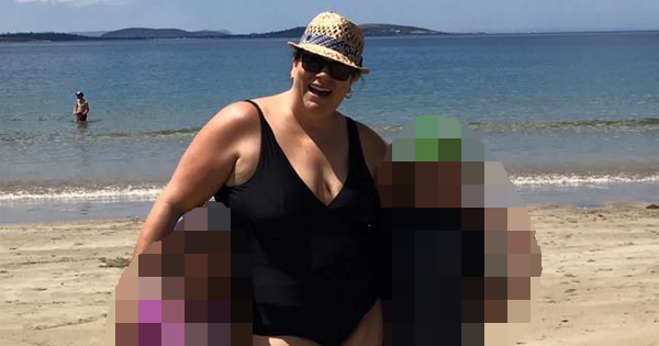 Woman Shares A Photo Of Herself In A Swimsuit, But It