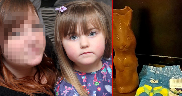 She Buys A Chocolate Bunny For Her Kid. But Then, She Hears A Strange Noise. When She Opens It, She Calls For Help.