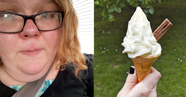 She Treats Herself To Ice Cream After Losing 120 Lbs. But What Four Men Do To Her Leaves Her Devastated