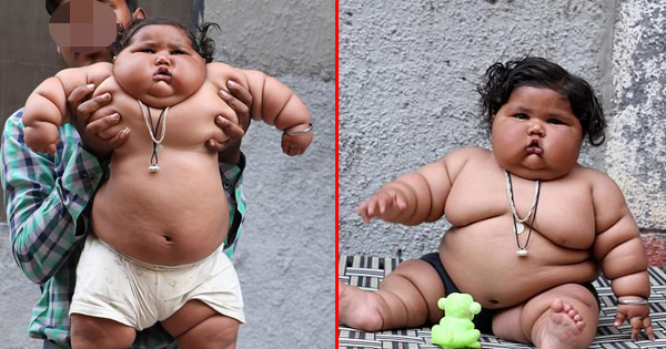 8-Month-Old Baby Already Weighs The Same As A 4-Year-Old.