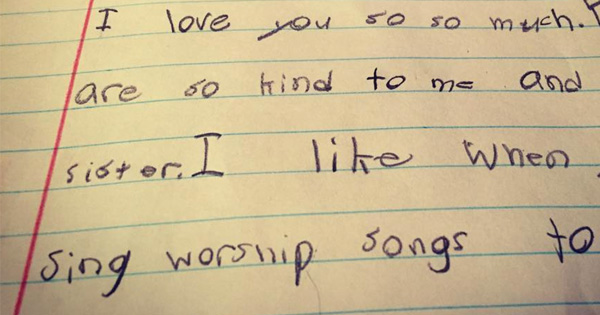 Mom Gets A Handwritten 2-Page Letter From Her Son. Then She Sees A Sentence That Stops Her Heart