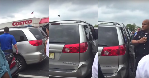 Cops Receive A Call From Panicked Shoppers At Costco. When They Break The Car Window, No One Can Believe Their Eyes