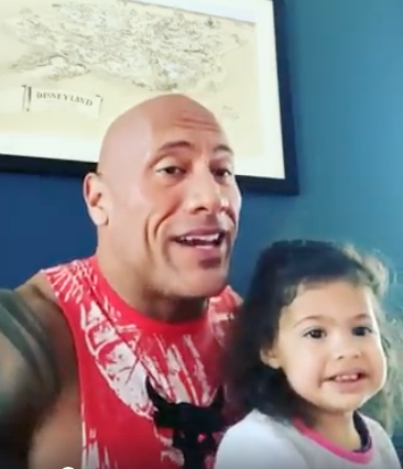 Dwayne "The Rock" Johnson & His Daughter Do Moana Sing-A-Long