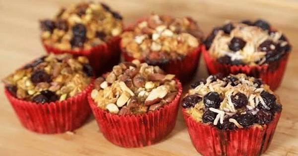 3 Baked Oatmeal Cups Perfect for Breakfast On-the-Go!